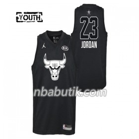 NBA Børn Trøje Chicago Bulls Michael Jordan  23 2018 All Star Jordan Brand Sort Swingman